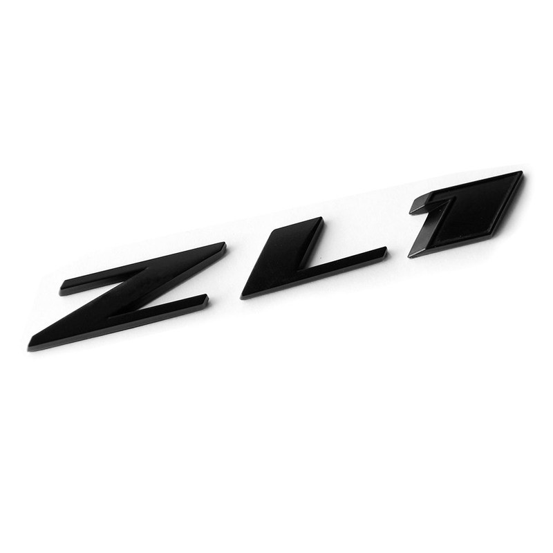 Yoaoo 1x OEM Black Zl1 Emblem Badge Letter Rear Side