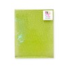 Wissmach Stained Glass Sheet: Light Olive Green English Muffle |