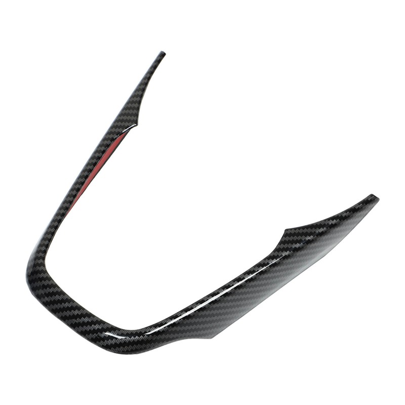 Steering Wheel V Shape Trim Panel Carbon Fiber Style Frame