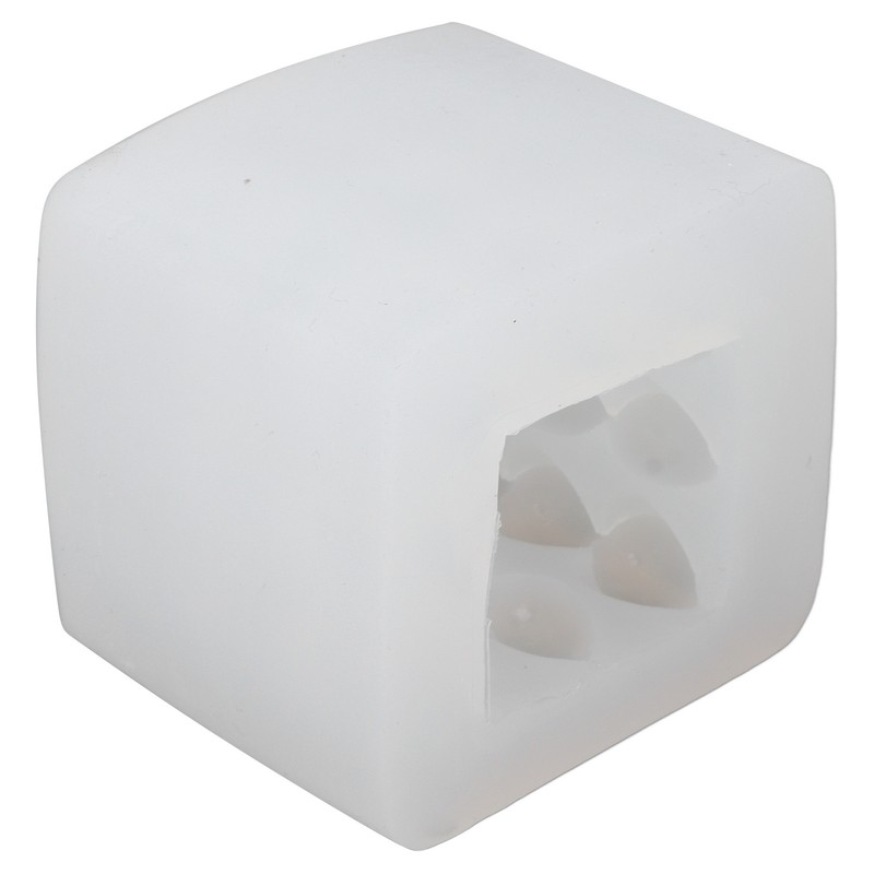 3D Heart Cube Aromatherapy Candle Silicone Mold Food Grade Candle