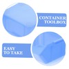 Gadpiparty 4pcs Plastic Parts Storage Bins Nesting Component Boxes for