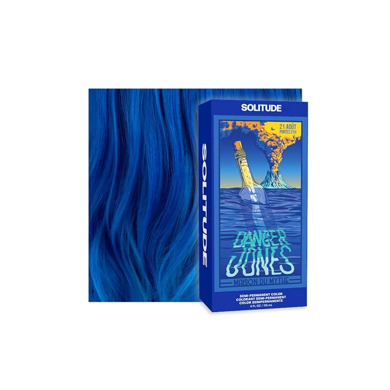 Danger Jones Tinte Semipermanente para El Cabello (Solitude - Azul)