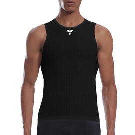 YKYWBIKE Cycling Base Layer Men Sleeveless Cycling Undershirt Quick Dry Cycling Clothing Mesh Bike Base Layer Vests Sweat Men's Cycling Jerseys