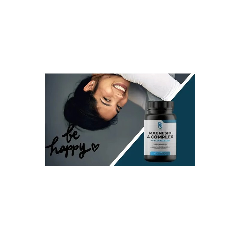 Magnesio Complex Naíma Suplemento Alta Absorción Citrato Glicinato Óxido Gluconato