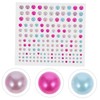 Operitacx 10 Blatt Sinfonie-Perlenaufkleber gems Jewel Nail Decoration Flache Perlensticker