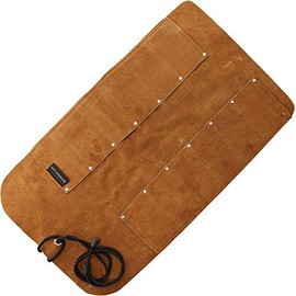 Ramelson | 12 Pocket Leather Tool Roll | Organizer | Multi-Purpose | Woodcarving | Knives |