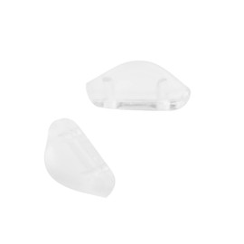 PapaViva Replacement Nose Pads Nosepieces for Oakley Cohort OO9301/Proxy OO9312/Game Changer OO9291 - Clear Euro Fit
