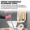 Supply Giant SU3247 3 Ft Toilet Auger Snake for Unclogging