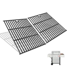 SafBbcue for Royal Gourmet Gill Parts Cast Iron Cooking Grates for Royal Gourmet GA5401T Gas Grill Royal Gourmet Grill Grate Replacement Parts, 2-Pack