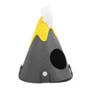 GANAZONO Washable Volcano Shaped Felt Hideout for Guinea Pigs and