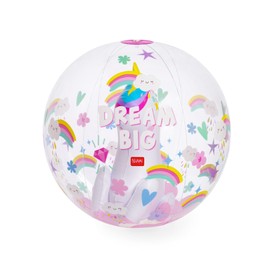 LEGAMI - Inflatable Beach Ball, PVC Inflatable Ball, Soft for Children, Inflatable Ball for Beach Parties with Unicorn, Inflatable for Playing Football, Volleyball, Diameter