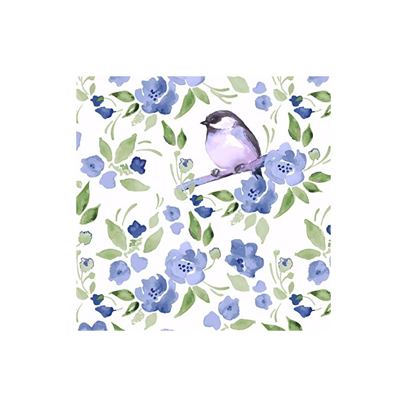 20 Napkins Bird in Painted Flowers | Spring | Easter