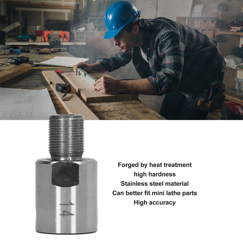 M14 Connecting Rod Stainless Steel High Accuracy Chuck Connecting Adapter