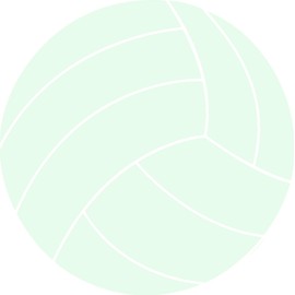 Volleyball - 5 Inches - for Cars, Trucks, Windows, Laptops, Tablets - Outdoor-Grade 6mm Thick Vinyl - Glow in The Dark