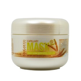 Mascarilla Capilar Germen De Trigo 200ml | Salerm Cosmetics | Nutritiva E Hidratante | Repara, Suaviza Y Revitaliza | Para Cabello Seco | Wheat Germ C