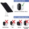 Upgrade 2 Pack 5W Solar Panel Charging Compatible with Arlo