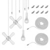 Ceiling Fan Pull Chain Set ELFCAB Including 4Pcs 12 inch
