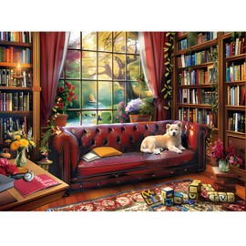 300 Pieces Puzzle for Adults - 300 Piece Children Puzzle - Dog Puzzles,Landscape Jigsaw Puzzles - Creative Play & Holiday Party Gifts-Fun and Challenging Family Game, 20.5x15 in