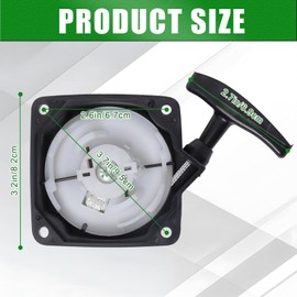 HAQQI 63022 Pull Start Starter Recoil Compatible with Harbor Freight Predator Earth Auger MC43 52cc 2HP Earthquake E43 E43CE E43WC MD43 Earth Auger