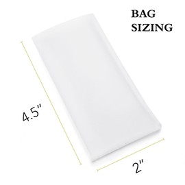 Gutenberg's 2x4.5 inch Tough Tea Micron Filter Bags 25-50 Packs | Nylon Filter Bags | All Micron Sizes (25, 160u Micron)