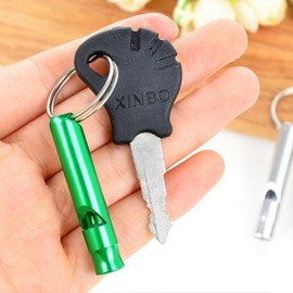 Personal Safety Whistle 6 Units (3 Black, 3 Silver) 1454 55WT 2ea