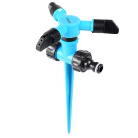 Kadaon Garden Sprinkler, 360 Degree Rotating Lawn Sprinkler Large Area Coverage - Adjustable, Weighted Gardening Watering System