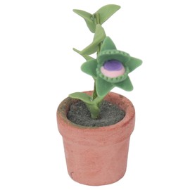 VGEBY Miniature Fake Plant, Vivid Dollhouse Miniature Potted Plant Miniature Fake Plant for 1/12 Dollhouse Decoration, #611, VGEBY8ADSI0461M