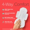 Nua Ultra Safe 50 Sanitary Pads for Women | 3