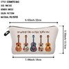 Livel lhood Floral Guitar Makeup Bag Go Where The Guitar
