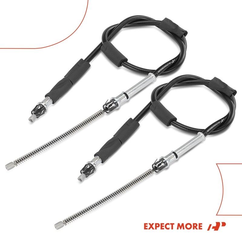 A-Premium Rear Driver and Passenger Side Parking Brake Cable Assembly