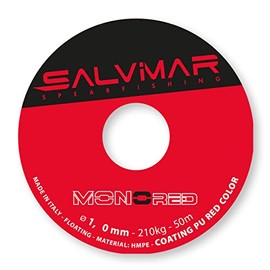 SALVIMAR Monored Unisex Adult, Red, Diameter 1.00 mm x 50 m