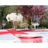 AmaCasa Non-Woven Table Runner with Flower Design 23 cm /