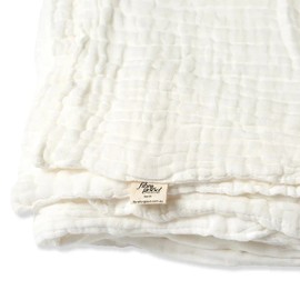 Fibre For Good Cotton Muslin Blanket, White