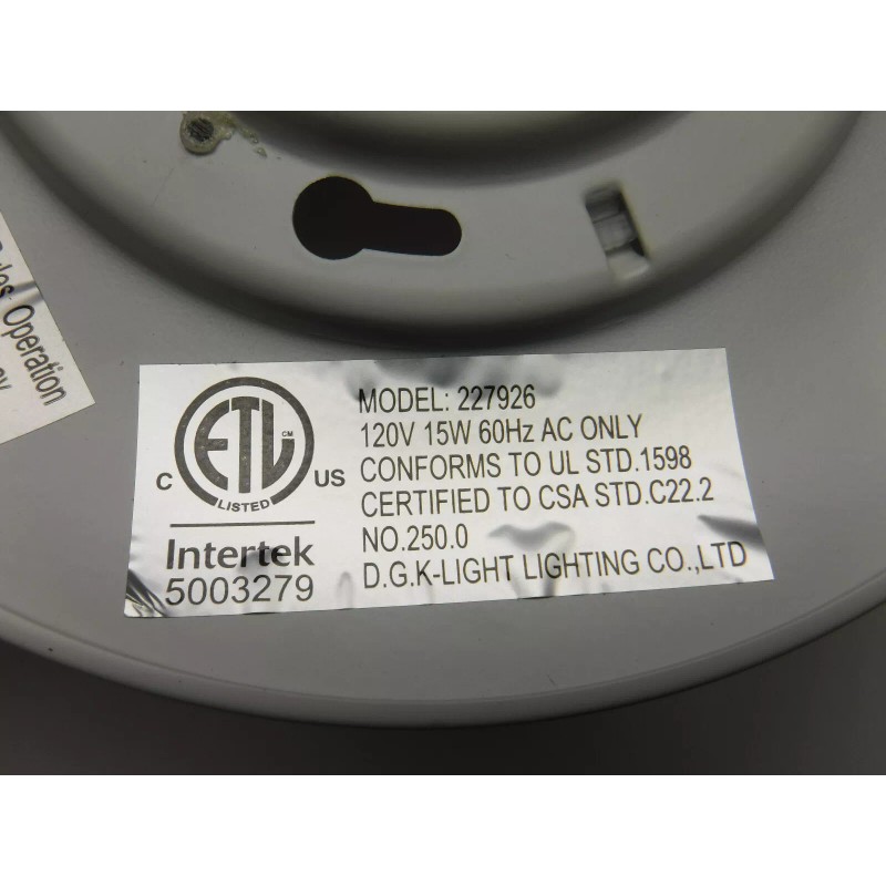 Intertek #227926 Led 15w Luminária de montagem em superfície 940