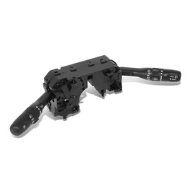 Auto Dynasty [Non Fog Light Model] Factory Style Multi-Function Combination Switch Assembly Compatible with Jeep Liberty 2002-2007, Driver Left Side, Black