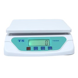 TS-500 Digital Weighing Scale, Power Up to 30kg/1gm, LCD Display, Tare Function, Digital Kitchen Scale.