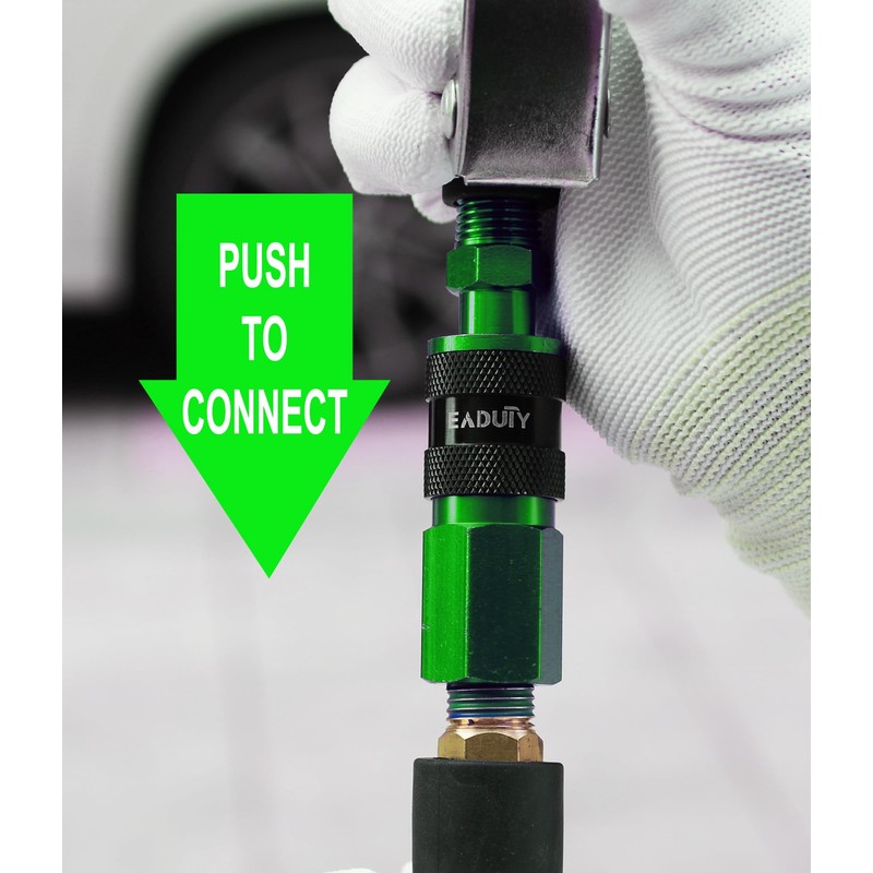 EADUTY Heavy Duty Polyurethane Recoil Air Hose 1/4 in x