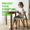 Non Slip Furniture Pads - 2x2 Anti Skid Caster Cups,