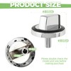 MOOTVGOO 5 Pack W10284885 Range Surface Burner Control Knobs, Cooktop