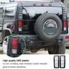 PIUGILH ABS Rear Tail Light Guards Cover Fit Hummer H2