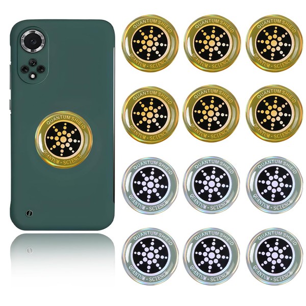 JAWUZ 12 Stück Strahlenschutz handy, Strahlenschützer handy, Handystrahlung blockieren, Strahlenschutz