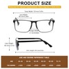 UXAOSVME Progressive Multifocus Reading Glasses Anti Blue Light Photochromic/Bifocal Reading