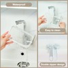 WELPIRT 4 Pcs Clear Hard Shell Zipper Case for Storage