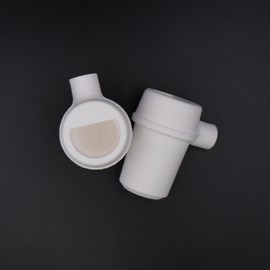 RUCYAI 1 Pcs Dental Lab Silica Quartz Zirconia Centrifugal Casting Crucibles