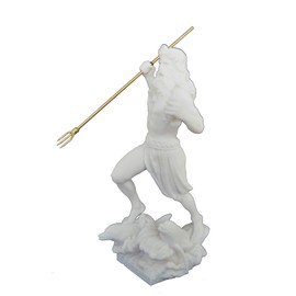 Talos Artifacts Poseidon Neptune Sculpture Ancient Greek God of The sea Active Statue