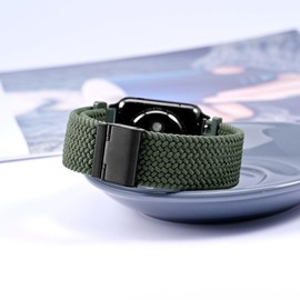 WOCCI Woven Nylon Watch Strap with Adjustable Buckle, Braided Sports Watch Straps for Men and Women, Strap Width 18 mm, 19 mm, 20 mm, 21 mm, 22 mm, Nylon