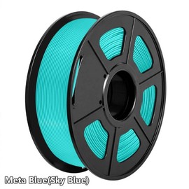 PLA/ PLA+/PLA META 1KG Standard Filament Neatly Wound 1.75mm ±0.02mm Accuracy Springtok for Easter day Mother‘s day gift print for fun:_Meta Blue(Sky Blue)
