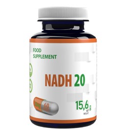NADH 20 mg 60 Vegan Capsules, Laboratory Tested, High Dosage, Non-GMO
