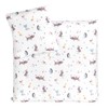 Jersey Bed Linen Heart Mint Size80x80 + 35x40 cm