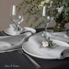 Linen & Cotton Hygge Tablecloth 100% Linen